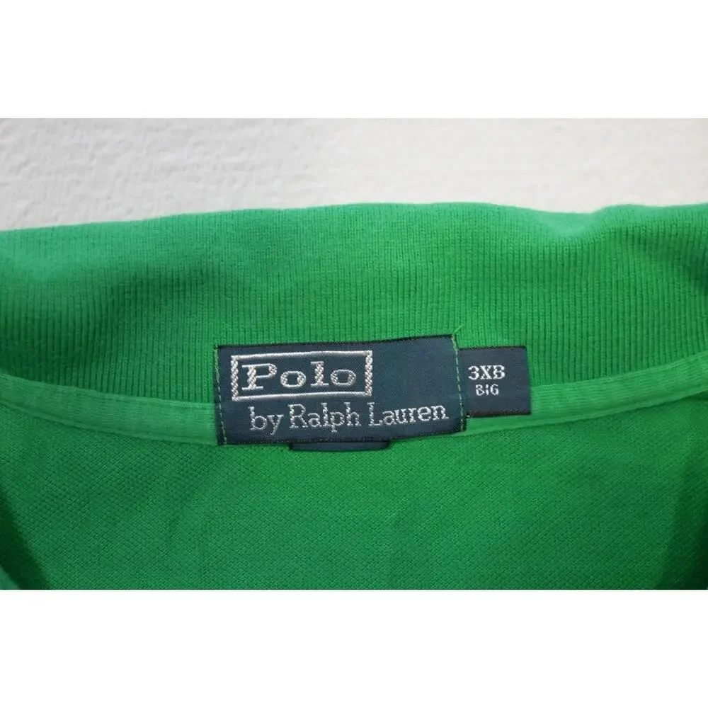 Polo Ralph Lauren Golf Polo Classic Fit Green Short Sleeve Mens Size 3XB‎ BIG 3X